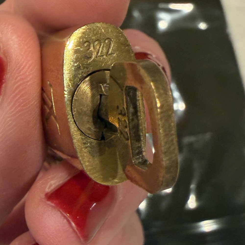 Louis Vuitton Gold Padlock and Key #322 - Picture 10 of 16